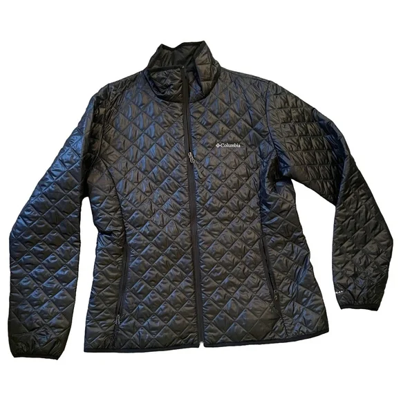 Columbia Women's Black jacket - winter jacket - size L omni heat - Picture 1 of 5